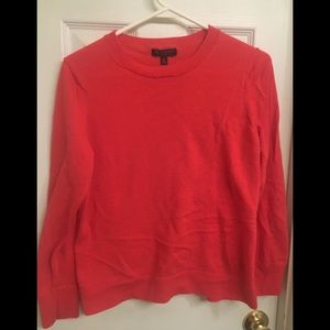Banana Republic orange merino wool sweater, XL.